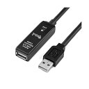 【クーポン配布中&マラソン対象】サンワダイレクトUSB2.0延長ケーブル 20m ブラック 500-USB007 1本(2)