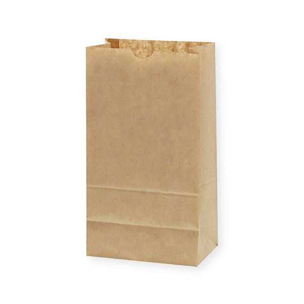 【ポイント20倍】（まとめ） シモジマHEIKO 紙袋 角底袋 No.4 未晒無地 #4010400 1パック（100枚） 【×10セット】