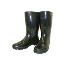 【ブラックフライデーでP最大47倍】(まとめ)熱田資材 ブーツ軽半長靴WB-802 28.0 ブラック【×3セット】