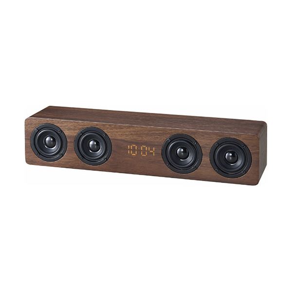 【クーポン配布中】4連ワイヤレススピーカー付クロック B9144025