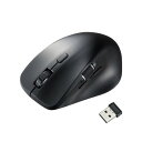 サンワサプライ 静音ワイヤレスマウス サイドホイール付き 5ボタン ブラック MA-WBS524BK(2)