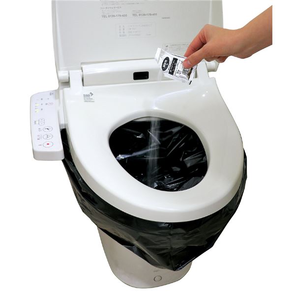 【ポイント20倍】(まとめ）ATトイレの凝固剤10個入 【×10セット】