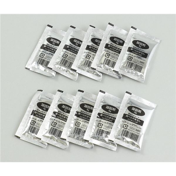 【ポイント20倍】(まとめ）ATトイレの凝固剤10個入 【×10セット】