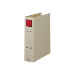 【ブラックフライデーでP最大47倍】（まとめ）キングジム 保存ファイル 4355 B5S 50mm 灰／赤【×10セッ..