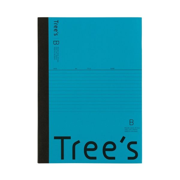 【まとめ】 Trees B5 B罫 30枚 ライトブルー 【×10セット】