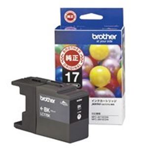 【クーポン配布中】brother ブラザー工業 インクカートリッジ 純正 【LC17BK】 ブラック(黒) 大容量 【クーポン配布中】brother ブラザー工業 インクカートリッジ 純正 【LC17BK】 ブラック(黒) 大容量