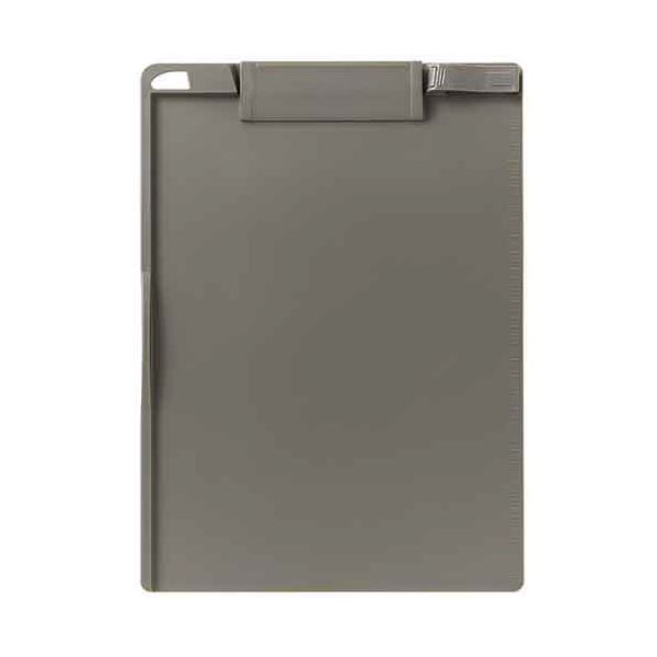 【ポイント20倍】（まとめ）TANOSEE クリップボード A4タテ グレー 1枚【×5セット】