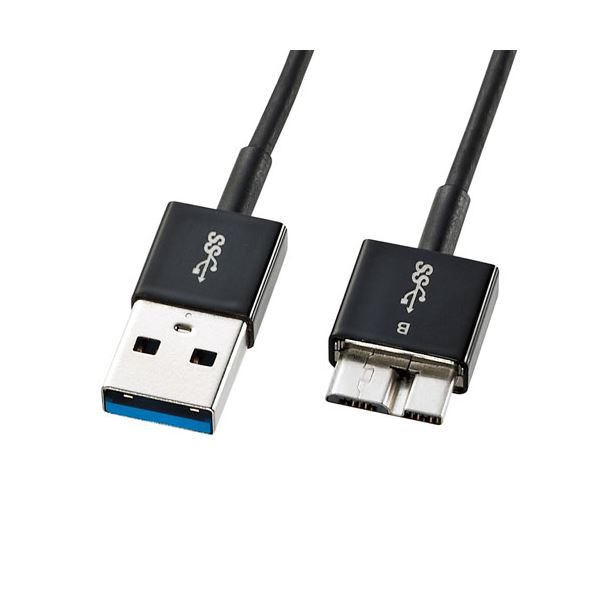 ■サイズ・色違い・関連商品■0.3m[当ページ]■0.5m■商品内容【ご注意事項】この商品は下記内容×5個セットでお届けします。【商品説明】USBポート（Aタイプ メス）を持つパソコンと、ハードディスク等の周辺機器（USB 3.0・UEB 3.1 Gen1・USB 3.2 Gen1対応ポートを持つ機種）を接続するケーブルです。●SuperSpeed USB 5Gbps に対応。USB 3.2 Gen 1・USB 3.1 Gen 1・USB 3.0 の環境で最大5Gbps（理論値）の転送スピードを実現。●ごく細ケーブル 直径約2.5mmのごく細ケーブルと小型コネクタ（カバー部14.5×13×5.5mm/SR部、コネクタ部は除く）を採用。●3重シールドケーブル（SDP線のみ）USB3.0信号線用のSDP（Shielded Differential Pair）線は中心から「アルミシールド→アルミシールド→横巻きシールド」と三重のシールド処理となっています。●ツイストペアケーブル 芯線を2本ずつよりあわせたノイズに強いツイストペア線を使用しています。●金メッキピン 錆にも強く、経年変化による信号劣化の心配が少ない金メッキ処理を施したピン（コンタクト）を使用しています。※USB 3.2 Gen 1・USB 3.1 Gen 1・USB 3.0 は呼び方が違うだけで同じ意味です。データ転送の性能は同じなので本製品は3つの規格（規格名）に対応しています。ただしUSB 3.2 Gen 1には 2種類のモード（USB 3.2 Gen 1x1とUSB 3.2 Gen 1x2）があり、USB 3.2 Gen 1x2 のモードには本製品は対応していません。■商品スペック■ケーブル長：0.3m SR間■ケーブル径：2.5mm■コネクタ形状：USB3.0 Aコネクタオス-USB3.0 マイクロBコネクタオス(USB Type A - USB Micro B)または(USB Standard-A - USB Micro-B)、USB 3.2 Gen1・USB 3.1 Gen1 対応■規格：SuperSpeed USB 5Gbps(USB 3.2 Gen1・USB 3.1 Gen1・USB 3.0) USB 3.2 Gen 1x2 のモードには非対応※サイズ・重量の記載がある場合は概算表記です。■送料・配送についての注意事項●本商品の出荷目安は【4 - 6営業日　※土日・祝除く】となります。●お取り寄せ商品のため、稀にご注文入れ違い等により欠品・遅延となる場合がございます。●本商品は仕入元より配送となるため、沖縄・離島への配送はできません。[ KU30-AMCSS03KX5 ]
