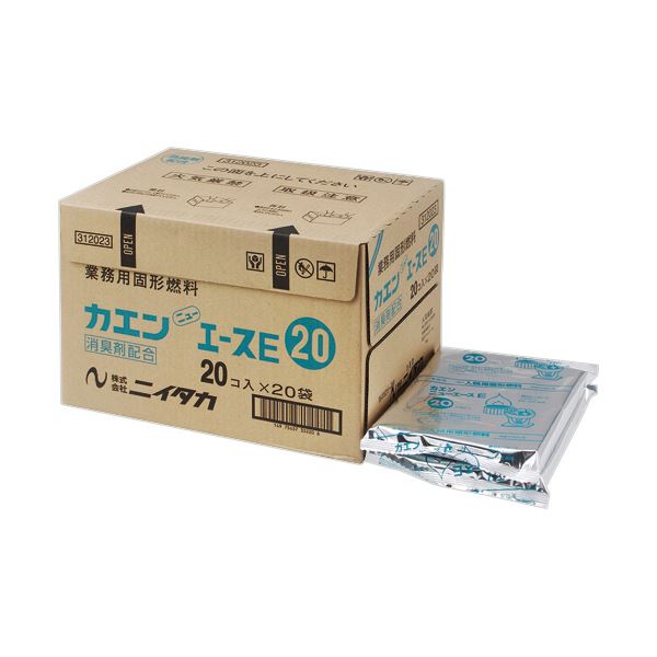 【マラソンでP最大47倍】ニイタカ 固形燃料カエンニューエースE20 20g 1セット(400個:20個×20パック)