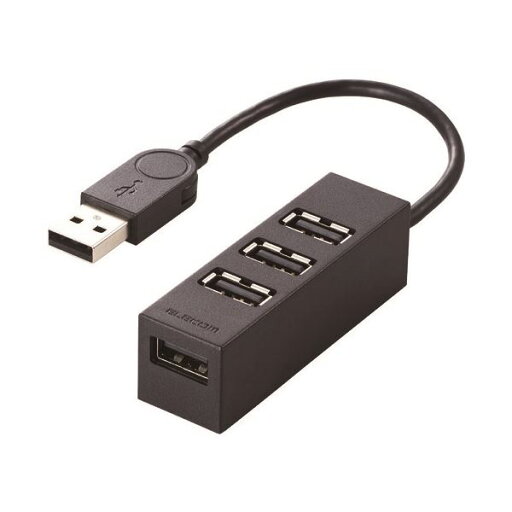 【ポイント20倍】エレコム USBハブ ブラック U2H-TZ426BXBK 【ポイント20倍】エレコム USBハブ ブラック U2H-TZ426BXBK