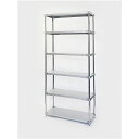 【クーポン配布中】収納棚 35×90cm 6段 H210cm 日本製 耐熱 耐食 長期耐久性 ガルバリウム鋼板製 ガルバシェルフ リビング収納 組立式(3)