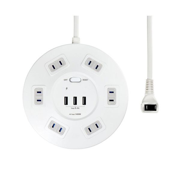 YAZAWA 10個セット 延長コード1個口2m ホワイト HSL102WHX10 白 便利な延長コード 一つ口で2メートル 清潔なホワイトカラー 10個セットでお得 家庭やオフィス 事務用 での電源不足を解消 使い勝手抜群の延長コード 白