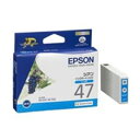【ポイント20倍】(業務用4セット) EPSON エプソン インクカートリッジ 純正 【ICC47】 シアン(青)