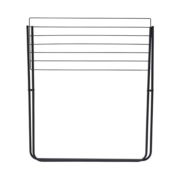 【クーポン配布中】（まとめ） 天馬 ポーリッシュブラック物干し バスタオルスタンド PSBK-02 1個 【×3セット】