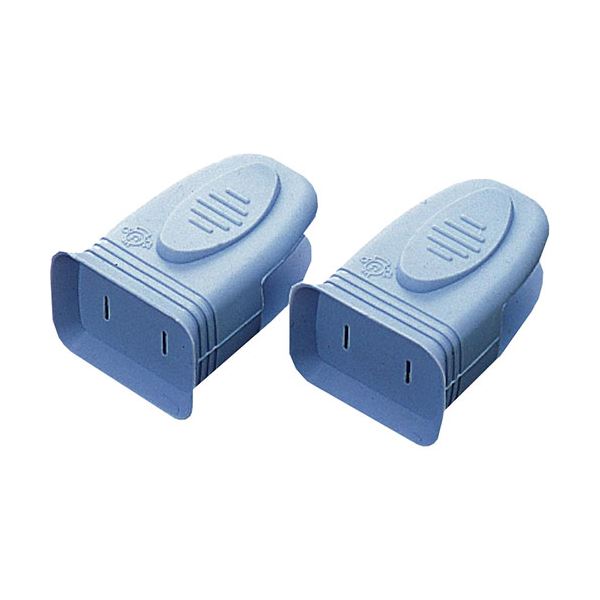 【クーポン配布中】【5セット】 スマイルキッズ にぎりやすい安全プラグカバー ブルー AKN-08BLX5