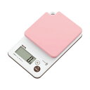 【ポイント20倍】タニタ 洗えるデジタルクッキングスケール2kg ピンク KW-201-PK