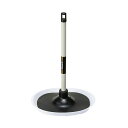 (まとめ) テラモトトイレのつまりとりFIT ワイド(節水便器対応) 短柄トレイ付 CL-421-080-0 1個 【×3セット】(3)