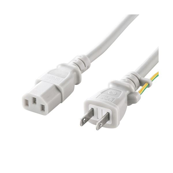 【ポイント20倍】【5個セット】 サンワサプライ 電源コード KB-D3347AX5