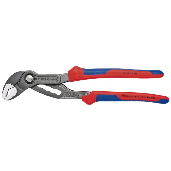 KNIPEX クニペックス コブラ ウォーターポンププライヤー コンフォート サイズ84×19×250mm パック入 8702-250SB