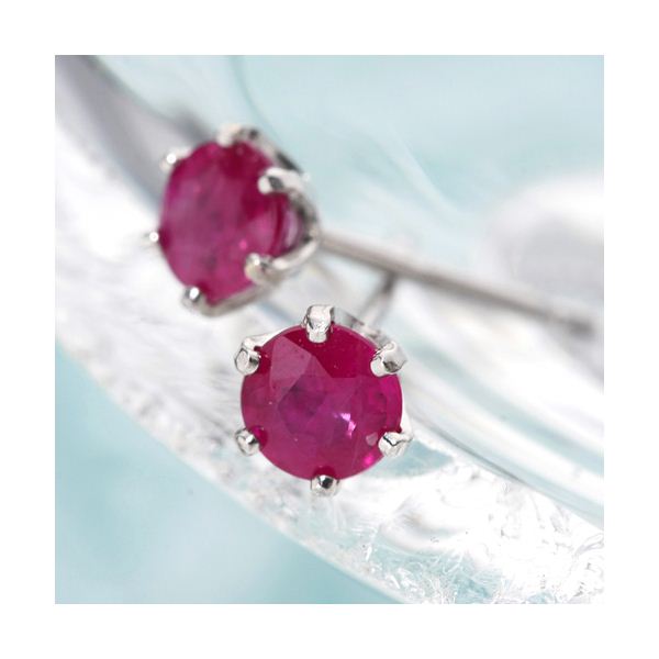 【ブラックフライデーでP最大47倍】K18ルビーピアス