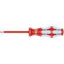 【クーポン配布中】WERA ヴェラ ステンレス製 絶縁 プラスドライバー 刃先サイズ1 軸長80mm 022733 工具 ツール DIY 作業工具 道具(4)