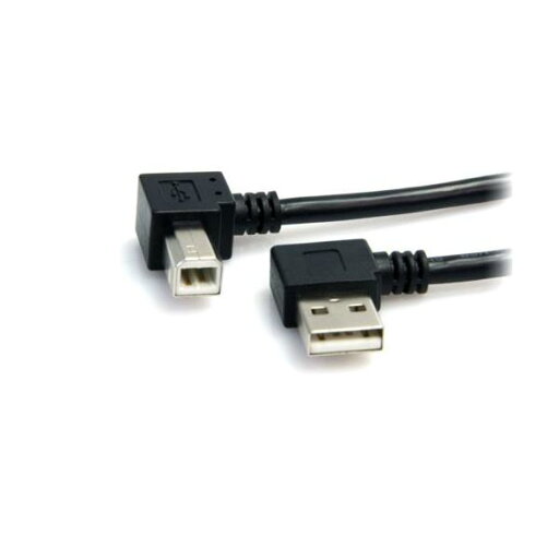 (まとめ) StarTech.com USB2.0ケーブル 90cm Type A(L型)オス-B(L型)オス ブラック USB2HAB2RA31本 【×5セット】 (まとめ) StarTech.com USB2.0ケーブル 90cm Type A(L型)オス-B(L型)オス ブラック USB2HAB2RA31本 【×5セット】