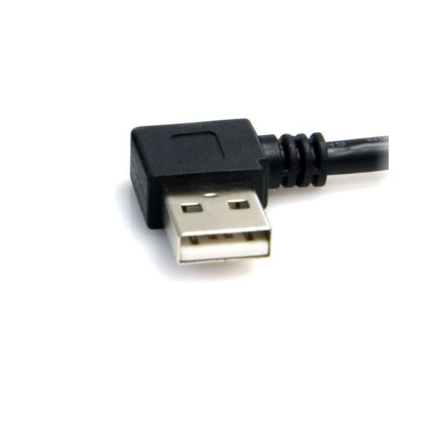 （まとめ） StarTech.com USB2.0ケーブル 90cm Type A（L型）オス-B（L型）オス ブラック USB2HAB2RA31本 【×5セット】