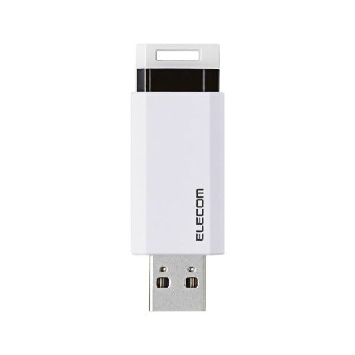 【クーポン配布中&マラソン対象】エレコム USBメモリ3.1 ノック式64GB MF-PKU3064GWH ホワイト 【クーポン配布中&マラソン対象】エレコム USBメモリ3.1 ノック式64GB MF-PKU3064GWH ホワイト