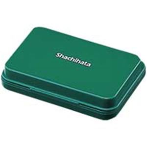 【クーポン配布中&ブラックフライデー対象】（まとめ）シヤチハタ スタンプ台 HGN-1-G 小形 緑【×10セット】