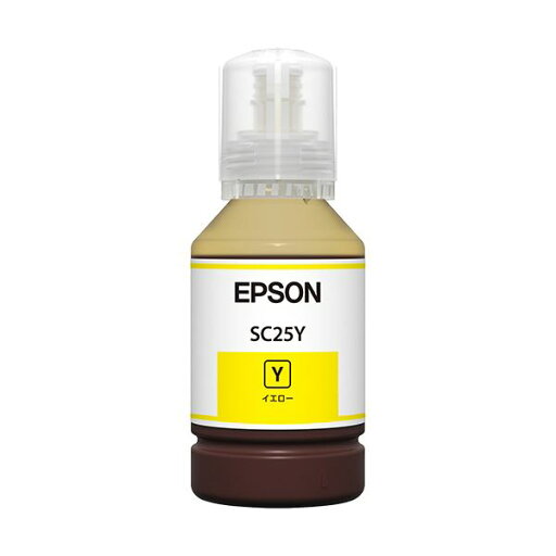 【クーポン配布中】エプソンインクボトル イエロー 140mL SC25Y 1個 【クーポン配布中】エプソンインクボトル イエロー 140mL SC25Y 1個