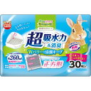 (まとめ) うさぎのトイレシーツ スクエア 30枚 【×2セット】