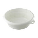 【ポイント20倍】(まとめ) 伊勢藤 折りたためる ソフト湯おけ2.5L ホワイト I-522W 1個 【×10セット】