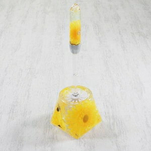 アクリル製トイレブラシ/トイレ掃除用具 【ひまわり柄】 造花 アクリル製トイレブラシ/トイレ掃除用具 【ひまわり柄】 造花