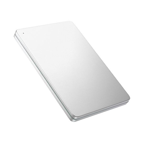 【クーポン配布中】アイオーデータUSB 3.2 Gen 1（USB 3.0）対応ポータブルハードディスク「カクうす」 2TB シルバー×グリーンHDPX-UTSC2S 1台