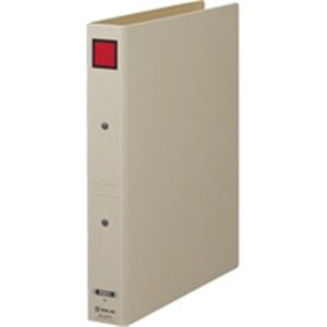 【ブラックフライデーでP最大47倍】（まとめ）キングジム 保存ファイルドッチ 4073 A4S 30mm 灰／赤【×..