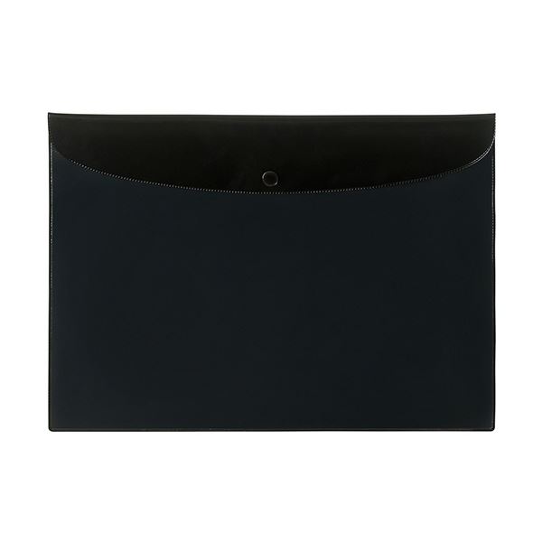 【ポイント20倍】（まとめ） マグエックスソフトエンベロープ A4 ヨコ型 黒 MV-A4S-K 1枚 【×10セット】