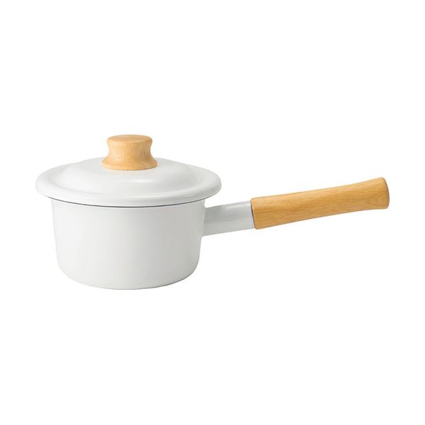 【クーポン配布中】富士ホーロー コットンプラス ミルクパン14cm ホワイト C6124559