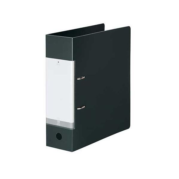 【クーポン配布中】(まとめ) D型リングファイル A4S G2290-24 黒 【×5セット】