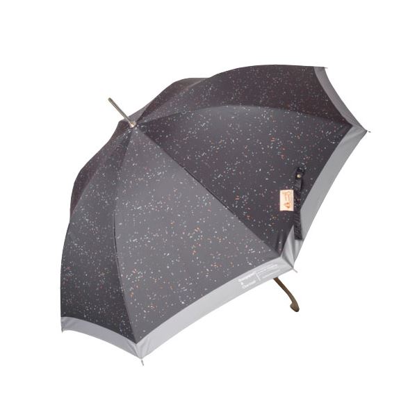 【ポイント20倍】オーロラ チャムチャムマーケット CHAM CHAM MARKET 雨長傘 Ice Cream ブラック 1CM110070798