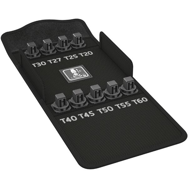 【クーポン配布中】WERA ヴェラ ラチェットレンチ Zyklop 1/2DR トルクスソケット向け ツール収納ケース 152×126×45mm 136453 工具 ツール DIY