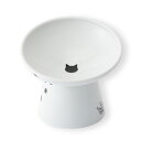 【ポイント20倍】ハッピーダイニング 猫用 脚付フードボウル 斜めタイプ 猫柄 (猫用品)【代引不可】(4)