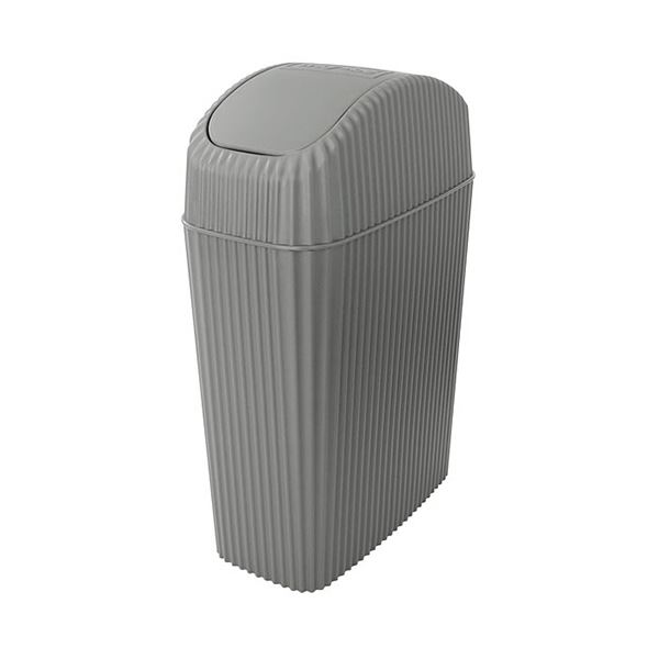 【クーポン配布中】（まとめ） 八幡化成 ウェイビー304ミニスイングペール 4L ニューグレー WB12-304NGY 1個 【×3セット】