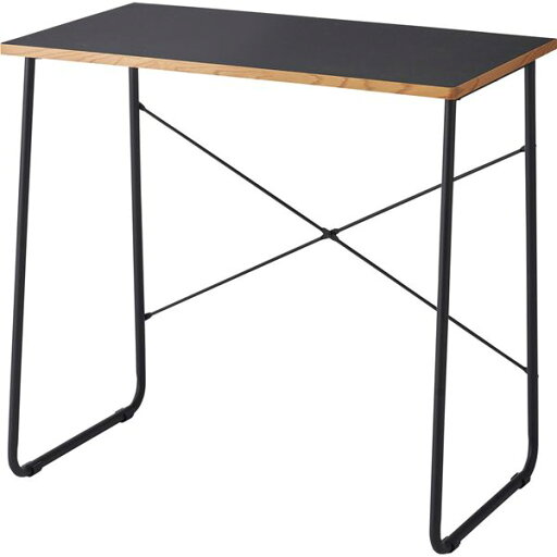 【クーポン配布中】パソコンデスク 約幅80×奥行48×高さ75cm ブラック スチール リビング 書斎 在宅ワーク インテリア家具 組立式 【クーポン配布中】パソコンデスク 約幅80×奥行48×高さ75cm ブラック スチール リビング 書斎 在宅ワーク インテリア家具 組立式