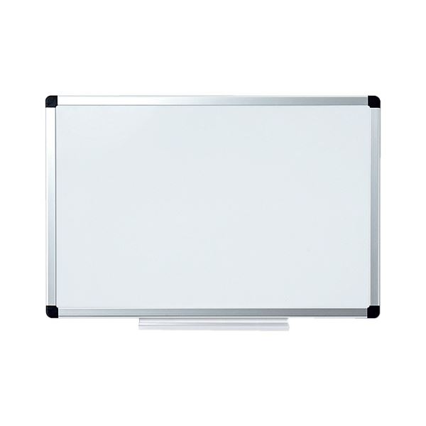 【ポイント20倍】（まとめ） TANOSEEアルミフレームホワイトボード 無地 M 450×300mm 1枚 【×5セット】