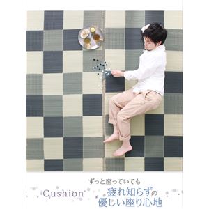 【クーポン配布中】ラグマット 191×250cm【casule】ミッドナイトグレー ウレタン付きが選べる国産い草ラグ【casule】カジュール ウレタンなし【代引不可】