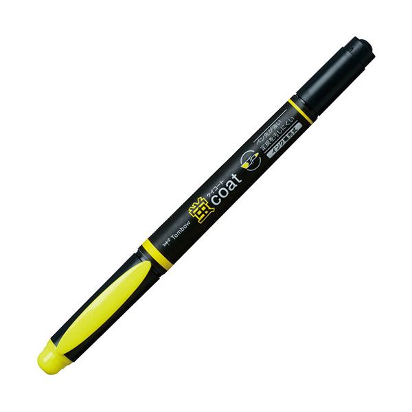 【クーポン配布中】【20本セット】 トンボ鉛筆 蛍光マーカー 蛍コート きいろ Tombow-WA-TC91X20