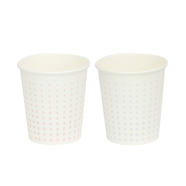 【クーポン配布中】ファーストレイトペーパーカップ ロースタッキング仕様 クリスタル（ブルー＆ピンク） 150ml（5オンス） FR-53801パック（3000個）