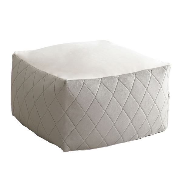 【ブラックフライデーでP最大47倍】ビーズクッション 四角型 XLサイズ グレー 洗えるカバー ダイヤモンドキルト 日本製 国産 ビーズクション ビッグ クッシ...