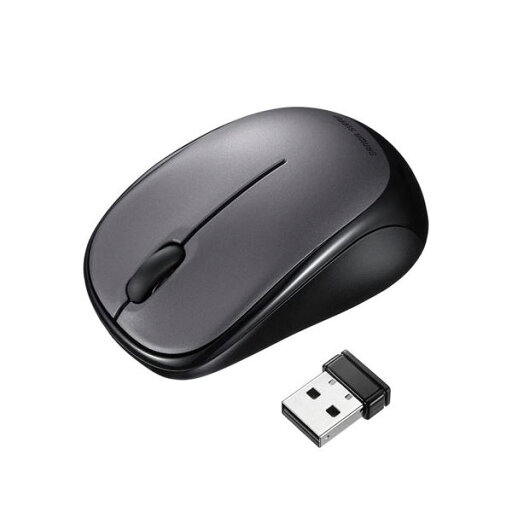 【クーポン配布中】サンワサプライ 静音ワイヤレスブルーLEDマウス ダークシルバー MA-WBS311DS 【クーポン配布中】サンワサプライ 静音ワイヤレスブルーLEDマウス ダークシルバー MA-WBS311DS