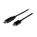 StarTech.com USB2.0ケーブル USB Micro-B オス(5ピン)-USB Type-C オス(24ピン)ブラック 1m USB2CUB1M 1本(2)